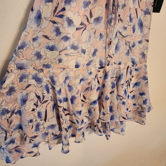 Tommy Hilfiger Floral-Print Fit Flare Sleeveless Dress Ballerina Size 2 NWT - Picture 2 of 13